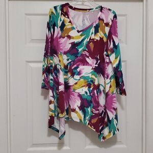 Anne klein woman multi color blouse